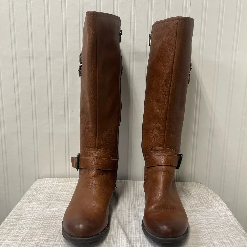 Naturalizer Tan to the Knee Boots